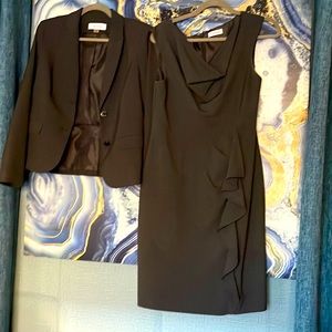 Calvin Klein Dress and Suit Jacket Combo